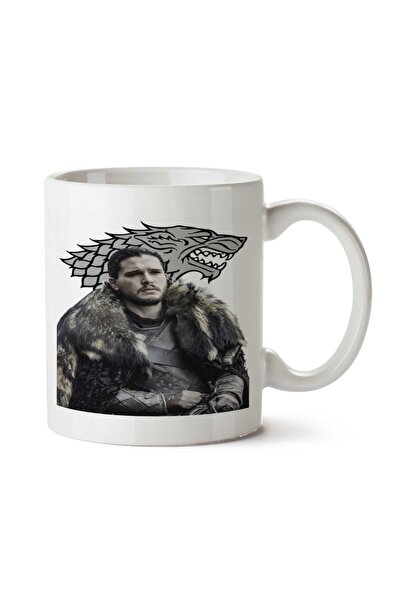 ART HEDİYE كوب جون سنو مطبوع على الجانبين