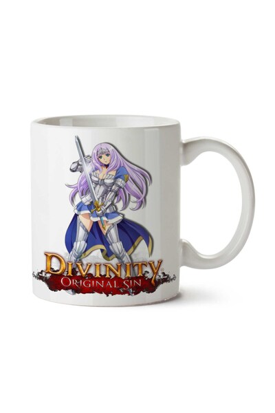 ART HEDİYE كوب Divinity-Original-Sin-PNG مطبوع على الجانبين