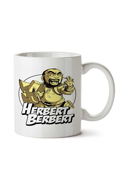 ART HEDİYE كوب هيربيرت بيربيرت مطبوع على الجانبين