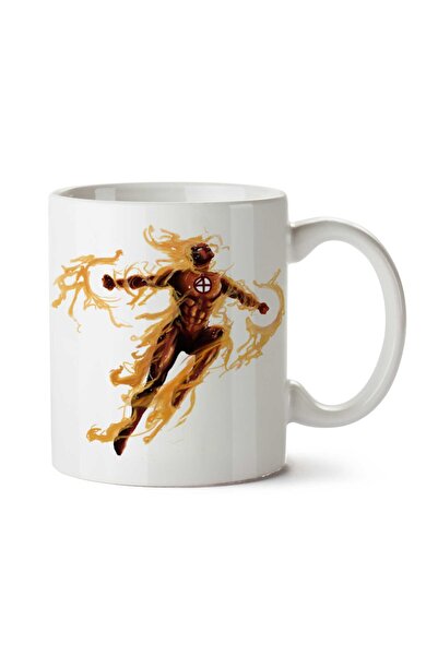 ART HEDİYE كوب بطبعة الشعلة البشرية على الجانبين