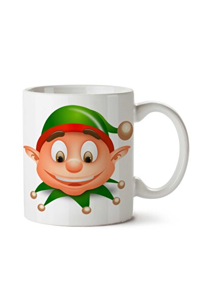 ART HEDİYE Elf-PNG-Picture Two Sided Printed Mug