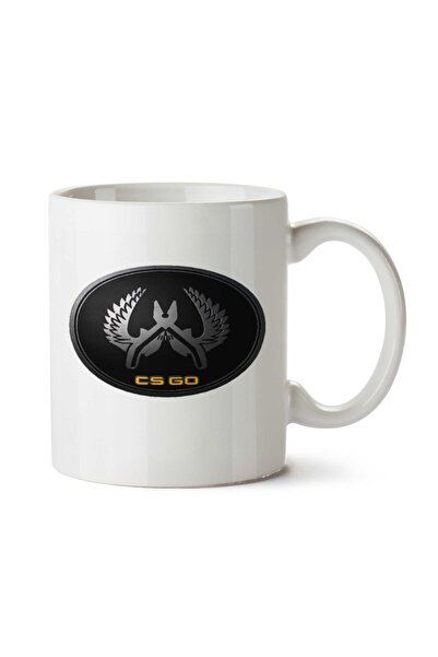 ART HEDİYE استمتع بكوب مطبوع على الجانبين من Counter-Strike