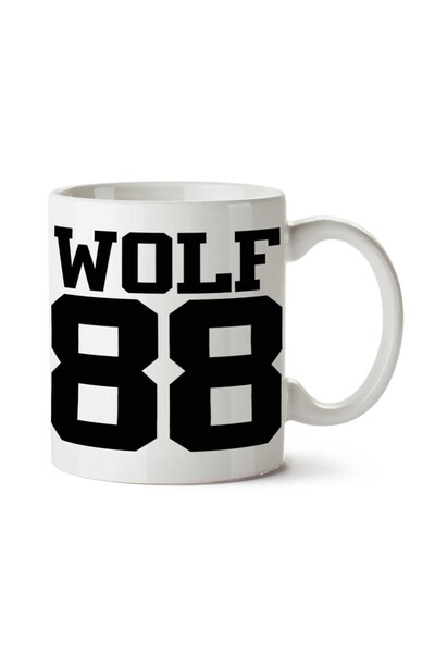 ART HEDİYE كوب إكسو وولف 88 مطبوع على الجانبين