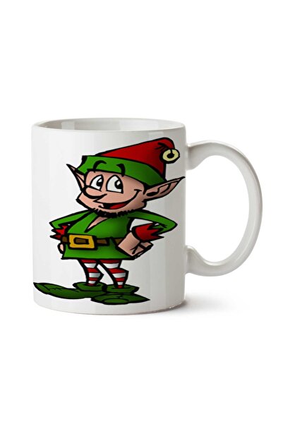 ART HEDİYE Elf-PNG-Image Two Sided Printed Mug