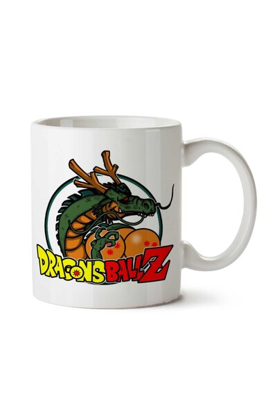 ART HEDİYE Dragons BallZ Dragon Ball Z Two Sided Printed Mug Cup