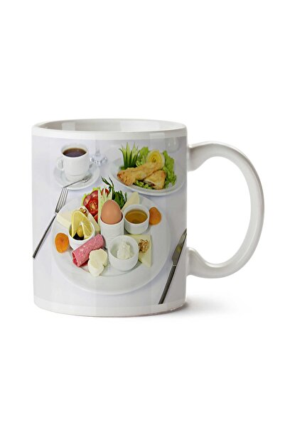 ART HEDİYE Breakfast Two Sided Printed Mug