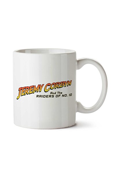 ART HEDİYE كوب جيريمي كوربين إنديانا جونز رايدرز أوف رقم 10 مطبوع على الجانبين