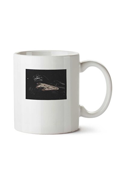 ART HEDİYE Darth Vader - Falcon fem Two Sided Printed Mug