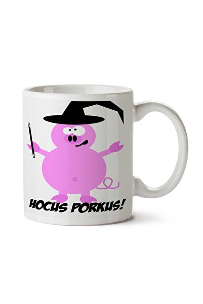 ART HEDİYE كوب مطبوع على الجانبين من Hocus Porkus