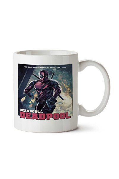ART HEDİYE كوب مطبوع عليه ملصق فيلم Deadpool على الجانبين