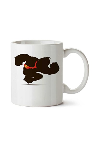 ART HEDİYE كوب دي كيه غوريلا مطبوع على الجانبين