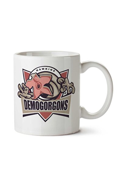 ART HEDİYE كوب هوكينز ديموجورجونز أشياء غريبة مطبوع على الجانبين
