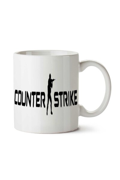 ART HEDİYE كوب كونتر سترايك شفاف مطبوع على الجانبين