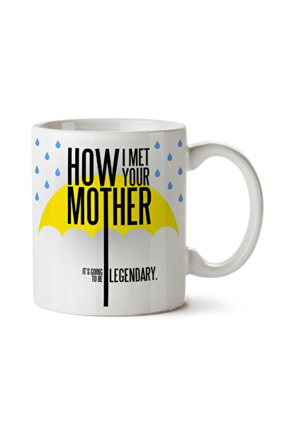 ART HEDİYE كوب مطبوع عليه عبارة "How I Met Your Mother Legendary" على الوجهين