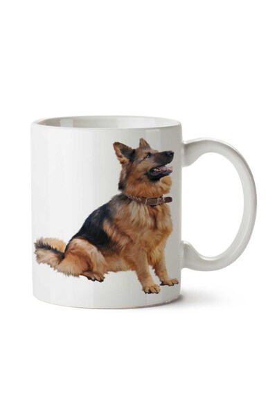 ART HEDİYE كوب مطبوع على الجانبين من Dog-PNG-6 Wolf