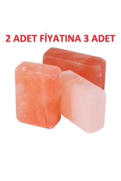 Çankırı Tuz Lamba (2 DEĞİL TAM 3 ADET) Doğal Mineralli Himalaya Kaya Tuz Sabunu