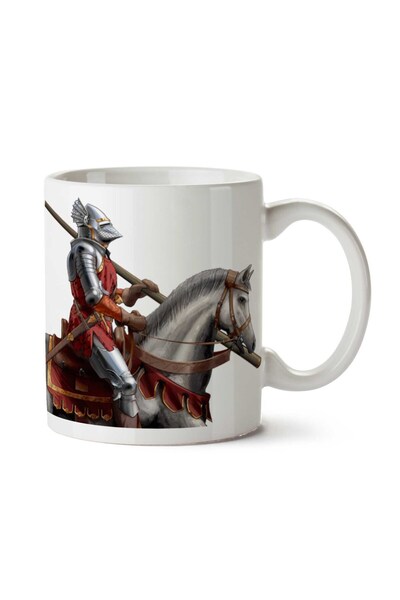 ART HEDİYE كوب مطبوع على الجانبين من Knight-Free-PNG-Image