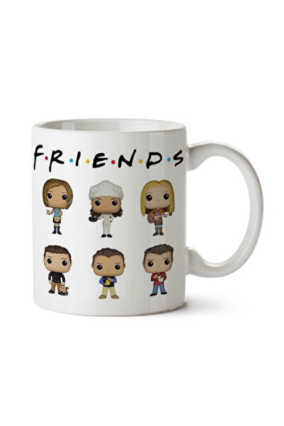 ART HEDİYE كوب مطبوع على الجانبين من F.R.I.E.N.D.S