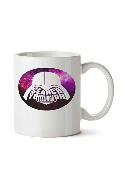 ART HEDİYE كوب مطبوع عليه وجهين من Darth Feelings Star Wars