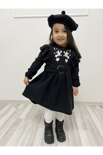 Casyon KİDS BUCKET FABRIC HAT GIRL'S DRESS
