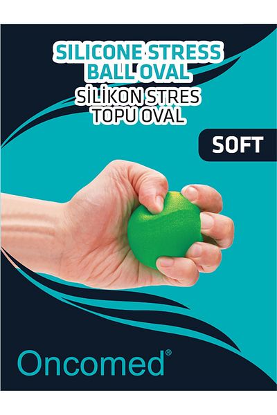 Oncomed Silicone Stress Ball Green Soft