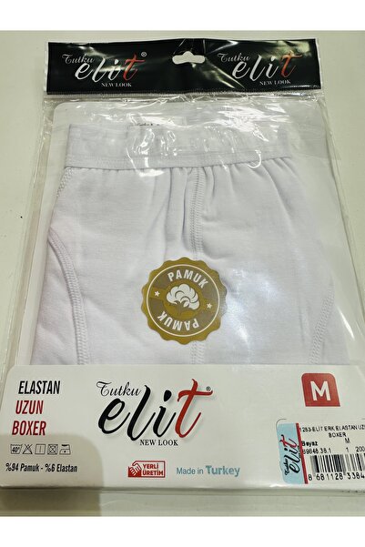 Tutku Elit elastan uzun boxer 3lü