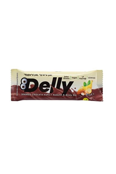 Delly Glutensiz Çikolatalı Bademli & Muzlu Bar