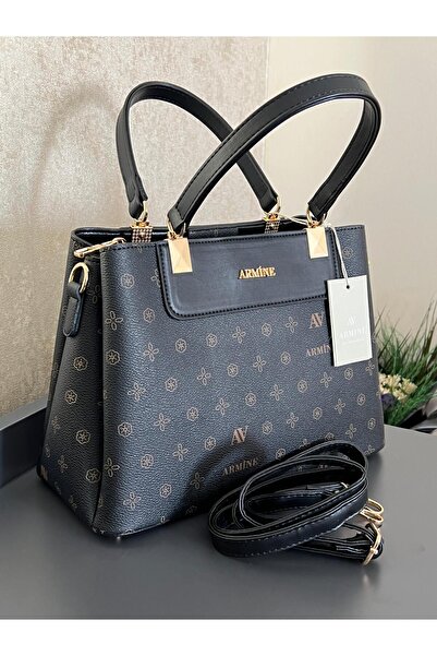 Armine ARM.206.SB Armine Özel Renk Konbin El Ve Kol Çantası Olarak Tasarlanmış Deri Kol Çantası