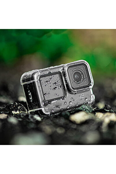 Knmaster Gopro Hero 9-10 -11-12-13 Black Uyumlu Su Geçirmez Silikon Kılıf