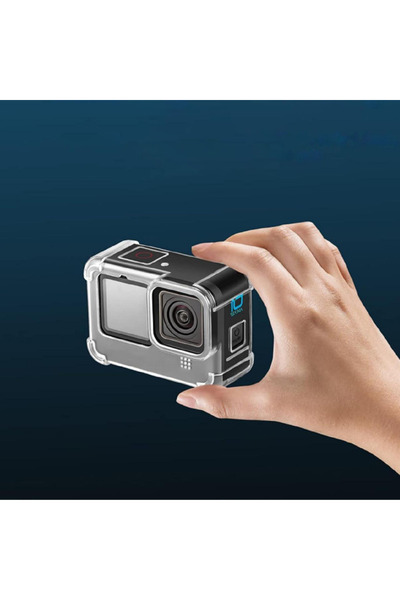 Knmaster Gopro Hero 9-10 -11-12-13 Black Uyumlu Su Geçirmez Silikon Kılıf