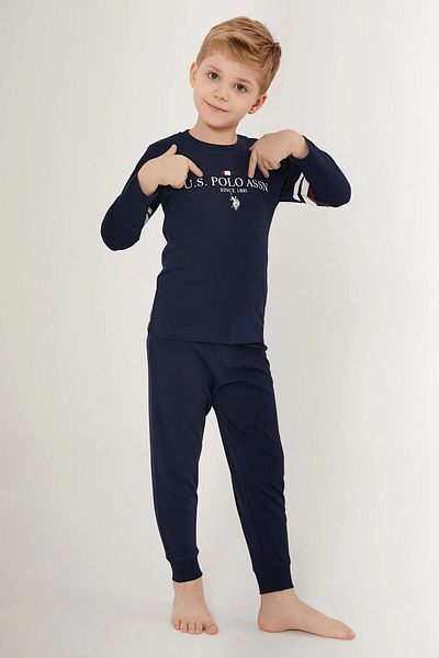 U.S. Polo Assn. BAZA. POLO US-1537 SET BĂIAȚI MÂNECĂ LUNGĂ