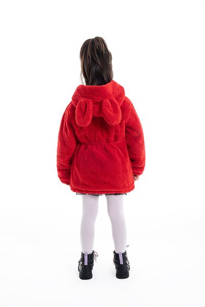 PANCHY CANKY Wellsoft Eared Hooded Girl's Coat