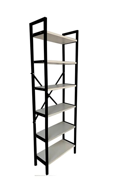 Tedarikcenter 6 Raflı Mutfak Rafı Metal Ayaklı Banyo Dolabı Çok Amaçlı Raf Ki...