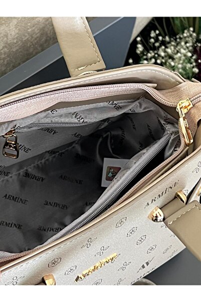 Armine ARM.222.VZ Armine Özel Renk Konbin El Ve Kol Çantası Olarak Tasarlanmış Deri Kol Çantası
