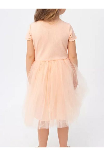 nc gift Visiniu mânecă scurtă Bumbac căptușită fustă Tutu Fata Tulle Rochie Printesa
