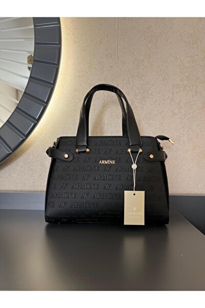 Armine ARM.172.LZ Armine Special Color Konbin Leather Handbag Designed as a Hand and Arm Bag