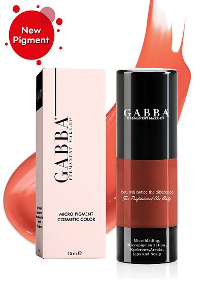 GABBA PERMANENT MAKE-UP 424 Barbara Lip Paint Permanent Lip Coloring Permanent Makeup Lip Contour Paint 15 Ml