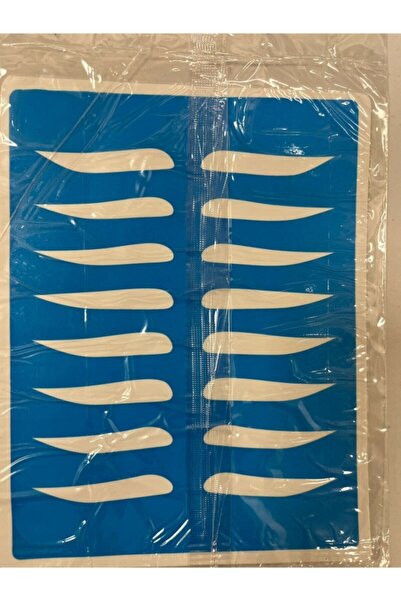 NEF جلد العمل من اللاتكس على شكل حواجب زرقاء