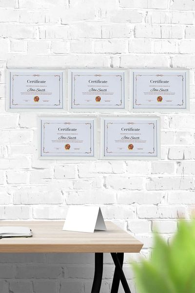 Raven 5 Pieces Classic 21x30cm A4 Size Photo Document Picture Frame