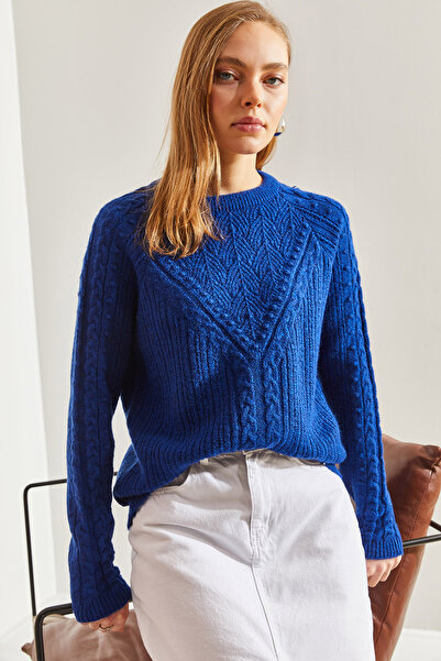 Bianco Lucci Női mintás kötöttáru pulóver