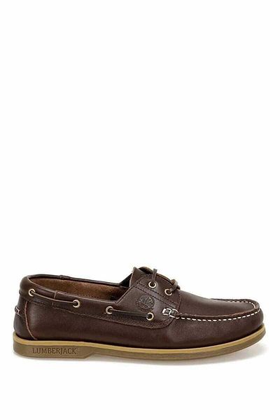 lumberjack 101345249   Ανδρικά παπούτσια από γνήσιο δέρμα Navigator Brown