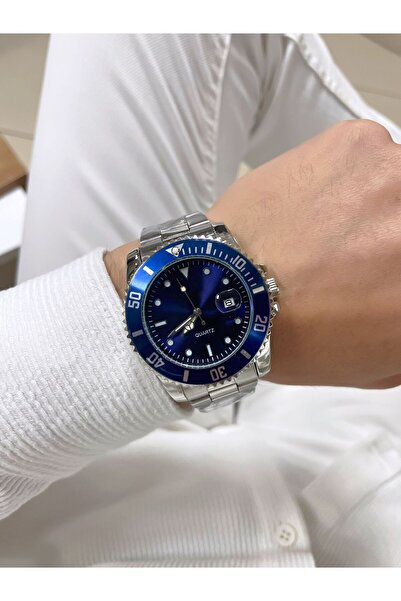 Bimodabu TAKVİMLİ ÇELİK KORDON KOL SAATİ (UNİSEX KULLANILABİLİR.)