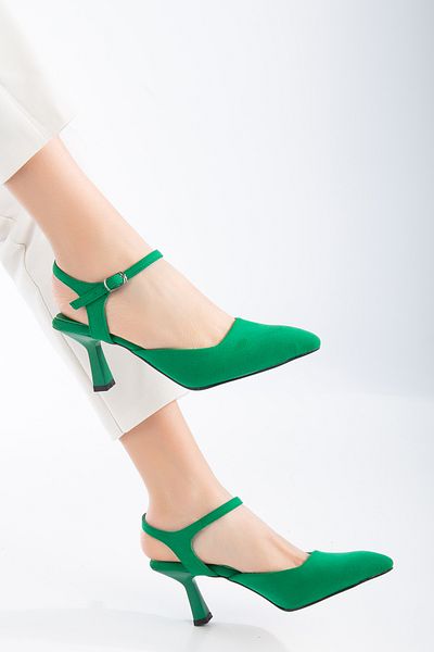 LİLLA pantofi stiletto ascuțit cu toc scurt de damă