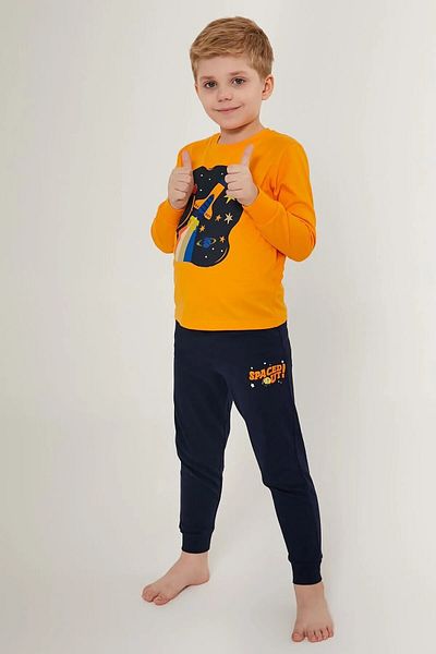 ROLY POLY CYCLES COLLAR LONG SLEEVES 100% COTTON GARSON SIZE BOY'S PAJAMAS SUIT 3186