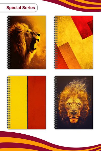 Copyrite Special Notebook Set of 4 (21 X 14.8 cm 70 sheets) School, Business, Planning Notebook Set