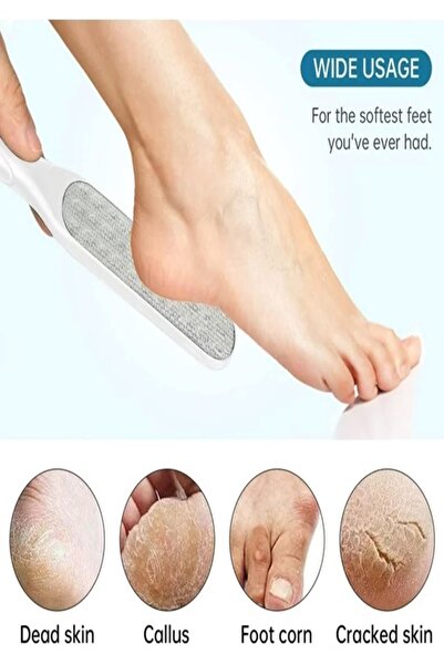 xolo Sert Yumuşak Çift Taraflı Nasır ve Ölü Deri Törpüsü Büyük Boy Ayak Topuk Ölü Deri Törpüsü XL75