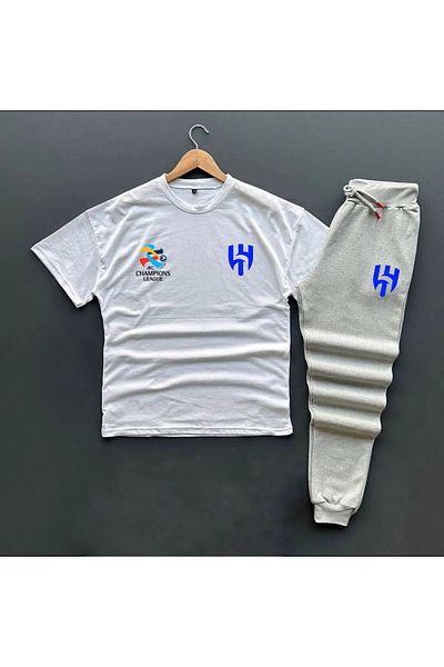 Pisa Art AFC Champions League Al Crescent T-Shirt - Sweatpants Special Combo Design