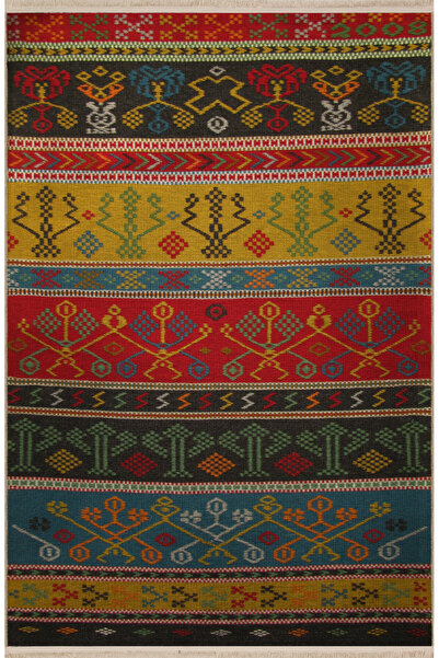 Rugs Modern Halı Светъл многоцветен винтидж декоративен килим с традиционни м...