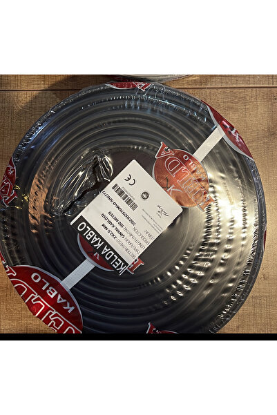 KELDA 2x2,5 mm TTR KABLO CCA SİYAH 100 mt