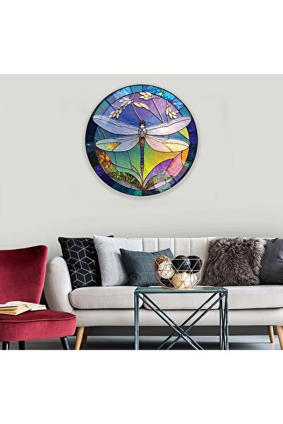 EMYA HOME Pictură pe sticlă cu vitralii